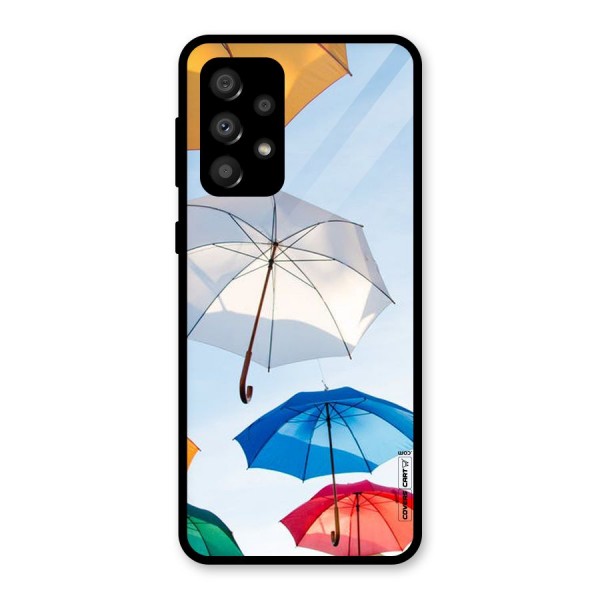 Umbrella Sky Glass Back Case for Galaxy A32