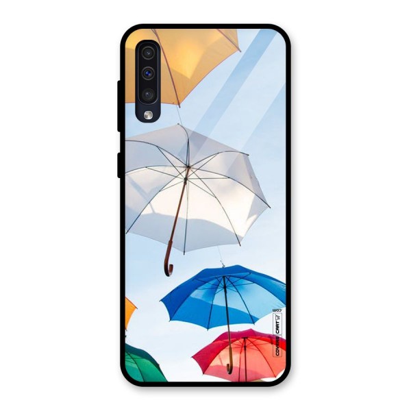 Umbrella Sky Glass Back Case for Galaxy A50s