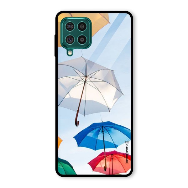 Umbrella Sky Glass Back Case for Galaxy F62