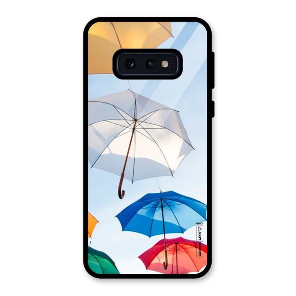 Umbrella Sky Glass Back Case for Galaxy S10e