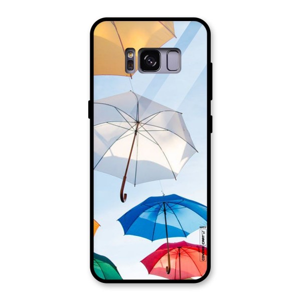 Umbrella Sky Glass Back Case for Galaxy S8