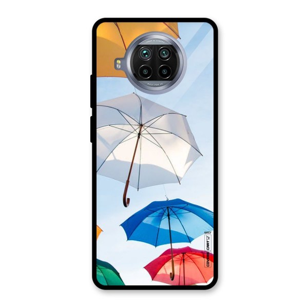 Umbrella Sky Glass Back Case for Mi 10i