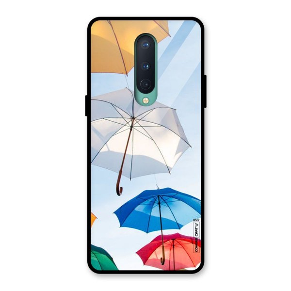 Umbrella Sky Glass Back Case for OnePlus 8