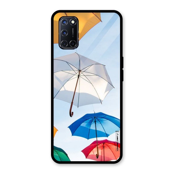 Umbrella Sky Glass Back Case for Oppo A52