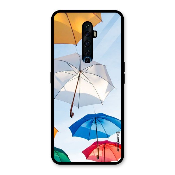 Umbrella Sky Glass Back Case for Oppo Reno2 Z