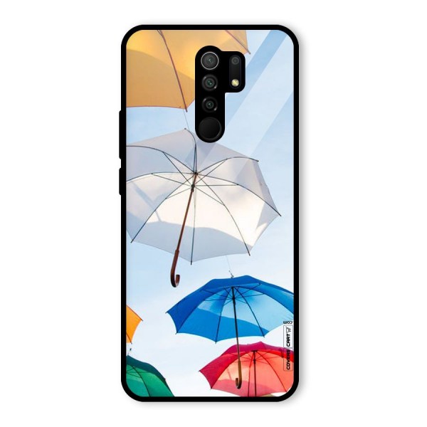 Umbrella Sky Glass Back Case for Redmi 9 Prime