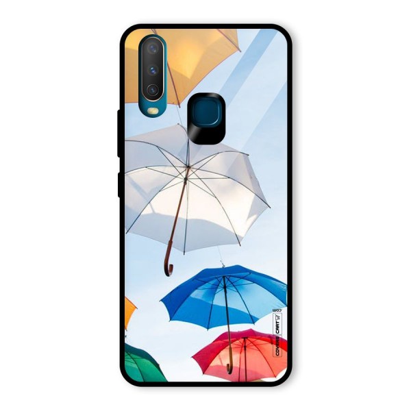 Umbrella Sky Glass Back Case for Vivo Y12