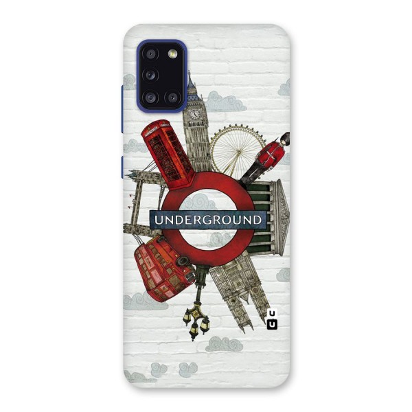 Underground Design Back Case for Galaxy A31