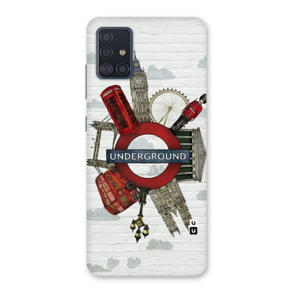 Underground Design Back Case for Galaxy A51