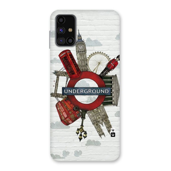 Underground Design Back Case for Galaxy M31s