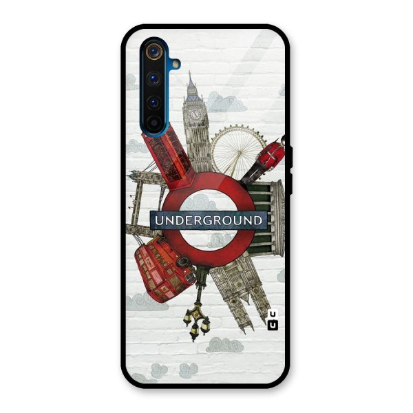 Underground Design Glass Back Case for Realme 6 Pro