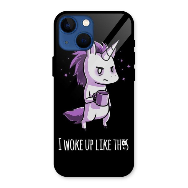 Unicorn Morning Glass Back Case for iPhone 13 Mini