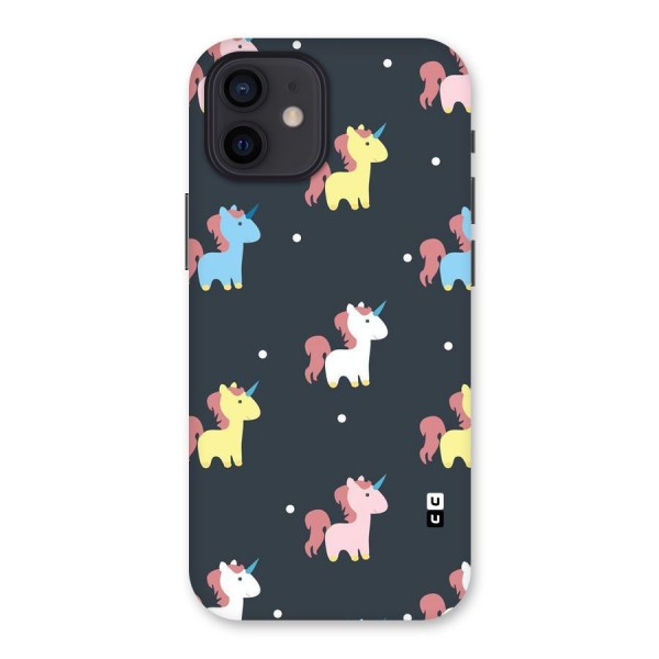 Unicorn Pattern Back Case for iPhone 12