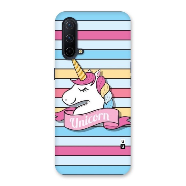 Unicorn Stripes Back Case for OnePlus Nord CE 5G