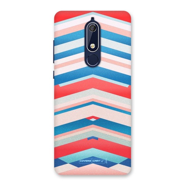 Unique Vibrant Colours Back Case for Nokia 5.1