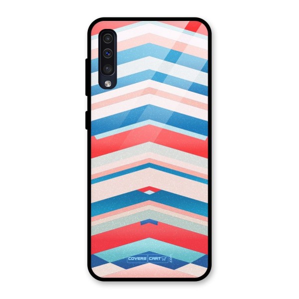 Unique Vibrant Colours Glass Back Case for Galaxy A50s