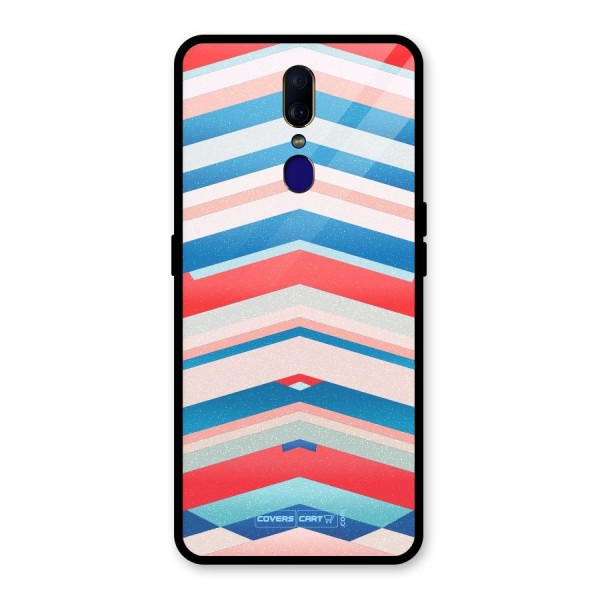 Unique Vibrant Colours Glass Back Case for Oppo F11