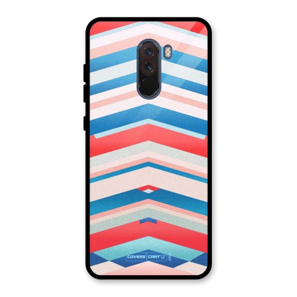 Unique Vibrant Colours Glass Back Case for Poco F1