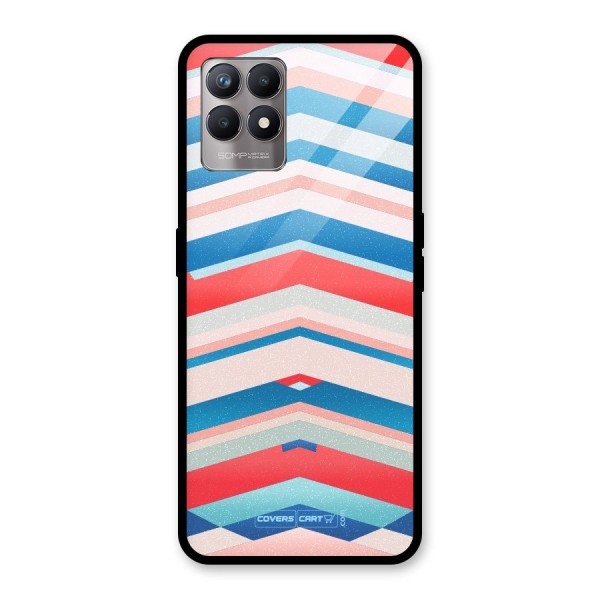 Unique Vibrant Colours Glass Back Case for Realme 8i