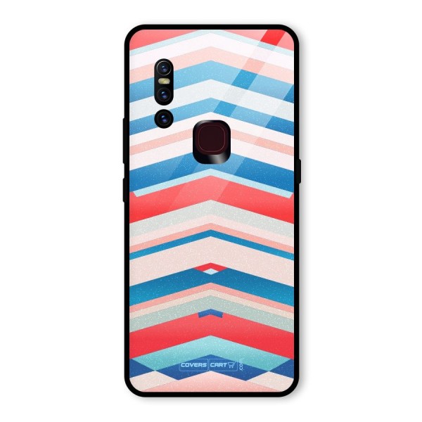 Unique Vibrant Colours Glass Back Case for Vivo V15