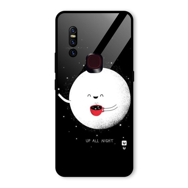 Up All Night Glass Back Case for Vivo V15