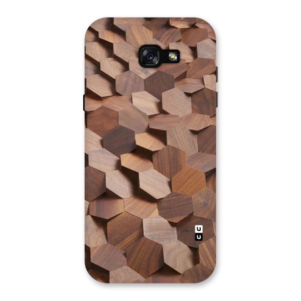 Uplifted Wood Hexagons Back Case for Galaxy A7 (2017)