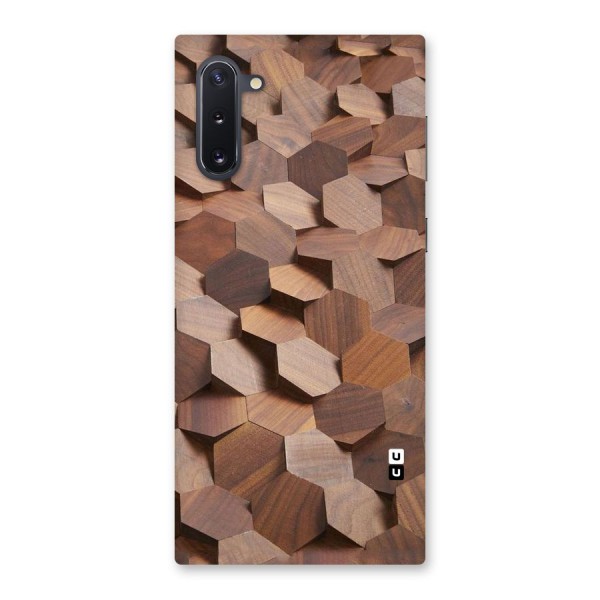 Uplifted Wood Hexagons Back Case for Galaxy Note 10