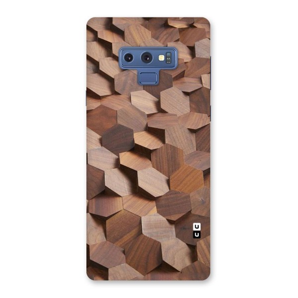 Uplifted Wood Hexagons Back Case for Galaxy Note 9