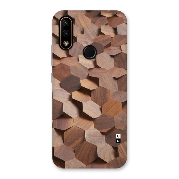 Uplifted Wood Hexagons Back Case for Lenovo A6 Note