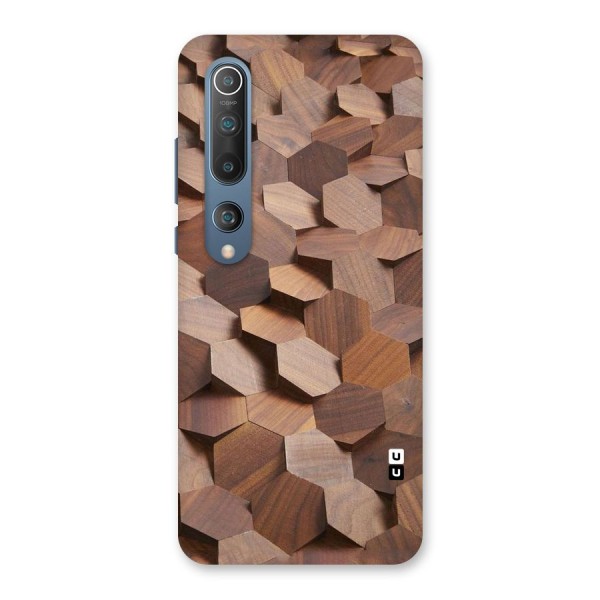 Uplifted Wood Hexagons Back Case for Mi 10