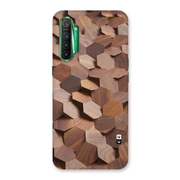 Uplifted Wood Hexagons Back Case for Realme X2