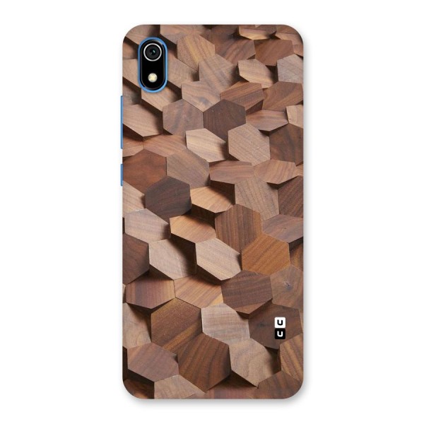 Uplifted Wood Hexagons Back Case for Redmi 7A