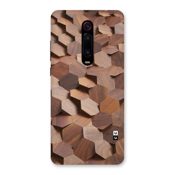 Uplifted Wood Hexagons Back Case for Redmi K20 Pro