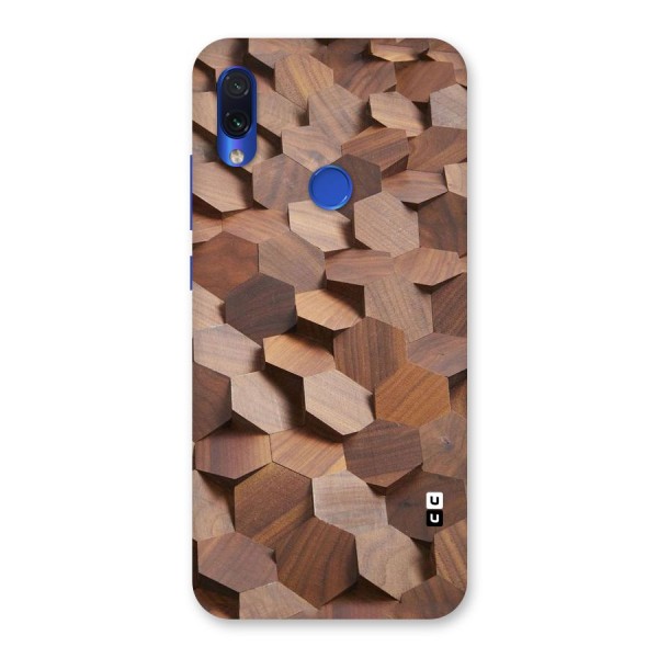 Uplifted Wood Hexagons Back Case for Redmi Note 7