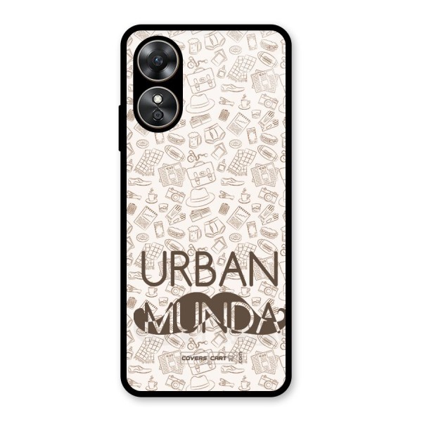 Urban Munda Glass Back Case for Oppo A17