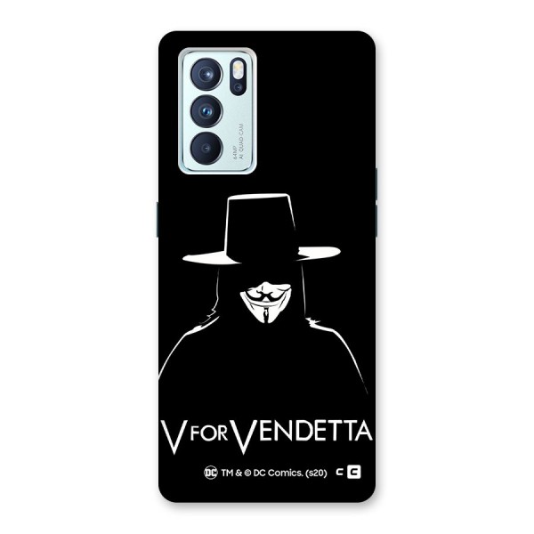 V for Vendetta Minimal Back Case for Oppo Reno6 Pro 5G