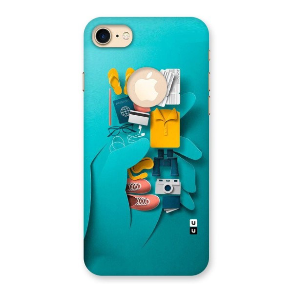 Vacay Vibes Back Case for iPhone 8 Logo Cut