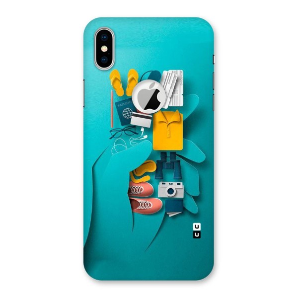 Vacay Vibes Back Case for iPhone XS Logo Cut