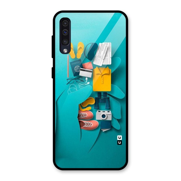 Vacay Vibes Glass Back Case for Galaxy A50s