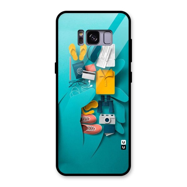 Vacay Vibes Glass Back Case for Galaxy S8