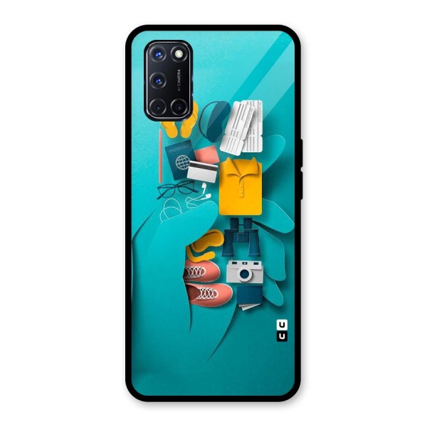 Vacay Vibes Glass Back Case for Oppo A52