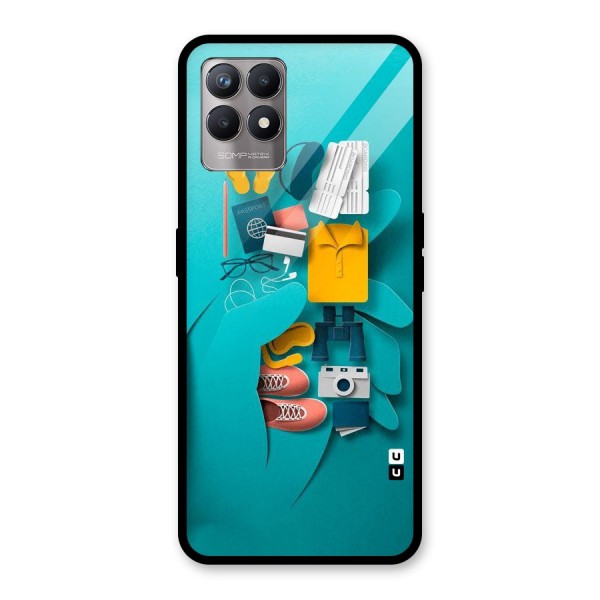 Vacay Vibes Glass Back Case for Realme 8i