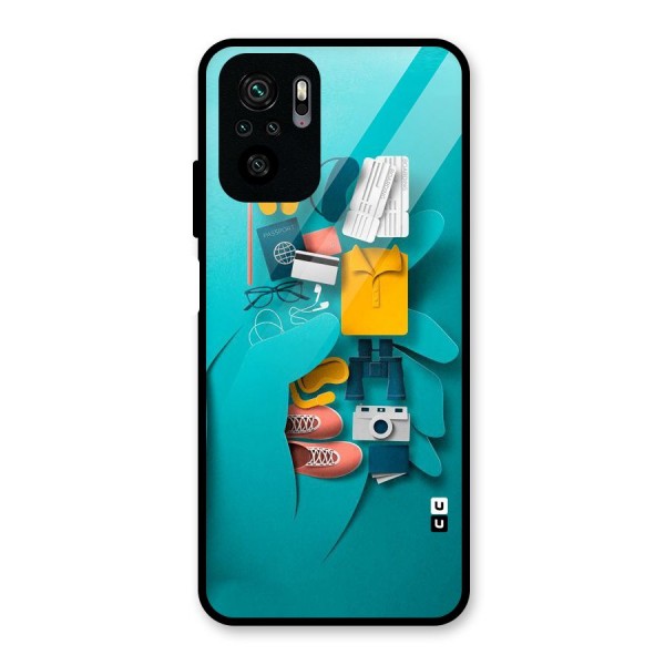 Vacay Vibes Glass Back Case for Redmi Note 10