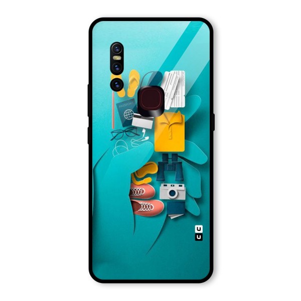 Vacay Vibes Glass Back Case for Vivo V15