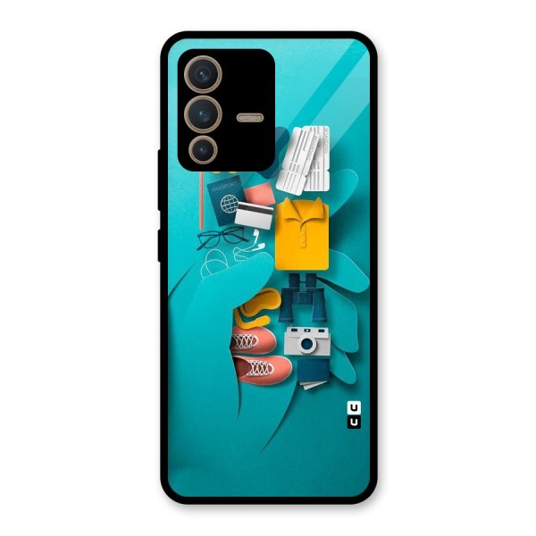 Vacay Vibes Glass Back Case for Vivo V23 5G