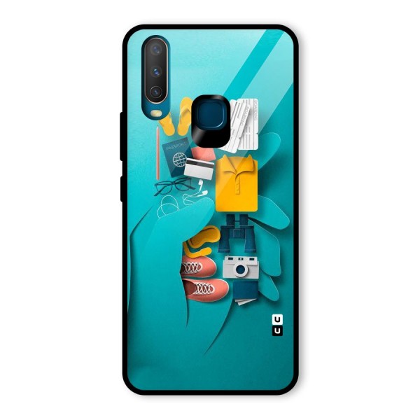 Vacay Vibes Glass Back Case for Vivo Y12