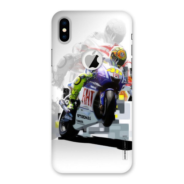 Valentino Rossi Back Case for iPhone XS Logo Cut