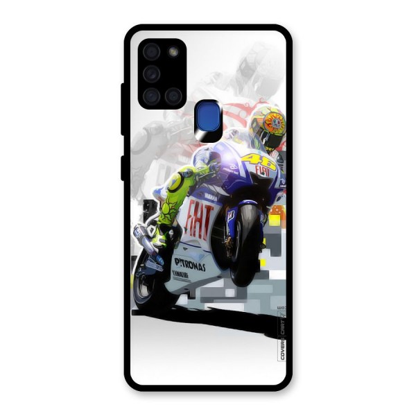 Valentino Rossi Glass Back Case for Galaxy A21s