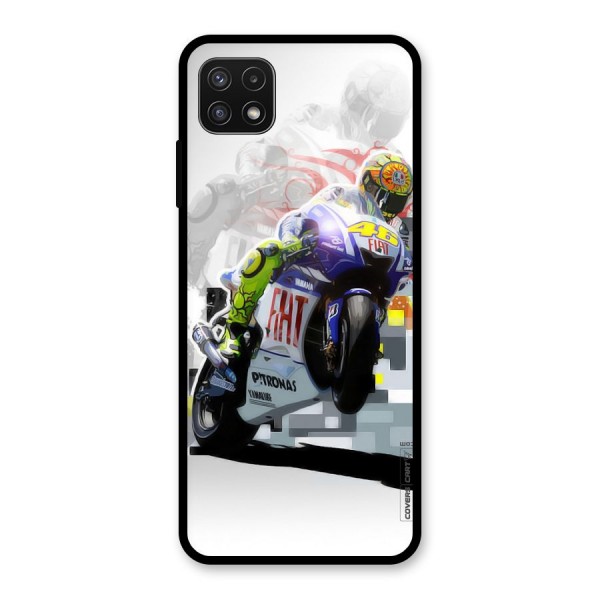 Valentino Rossi Glass Back Case for Galaxy A22 5G