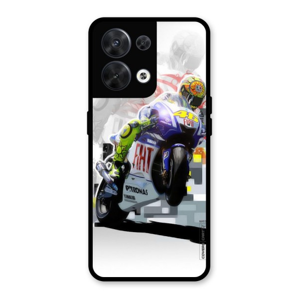 Valentino Rossi Glass Back Case for Oppo Reno8 5G